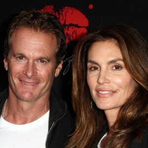 Cindy Crawford et son mari Rande Gerber à l'inauguration du nouveau restaurant Umami Burger Artist à Santa Monica, le 16 mars 2017