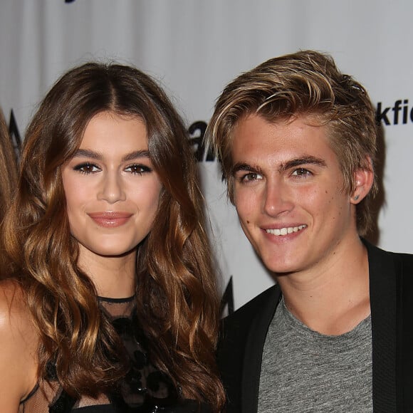 Kaia et Presley Gerber (les enfants de Cindy Crawford) à la soirée "The Daily Front Row's Fourth Annual Fashion Media Awards" à New York, le 8 septembre 2016.