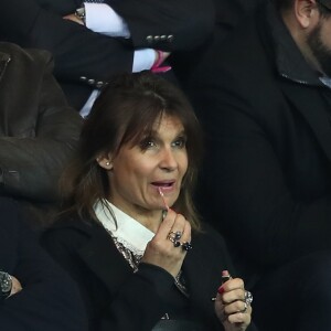 Jean Luc Reichmann et sa femme - People assiste au match de Ligue 1 entre le Psg et Lyon à Paris le 19 mars 2017. Le Psg à remporté le match sur le score de 2-1. © Cyril Moreau/Bestimage