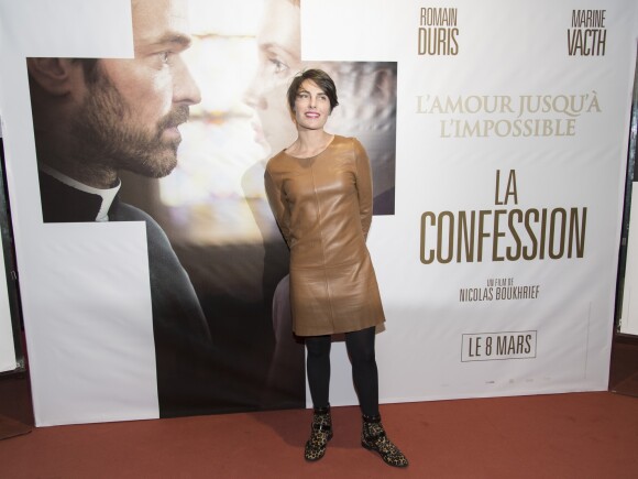 Alessandra Sublet à la première de "La Confession" au cinéma UGC des Halles à Paris, le 2 mars 2017. © Pierre Perusseau/Bestimage
