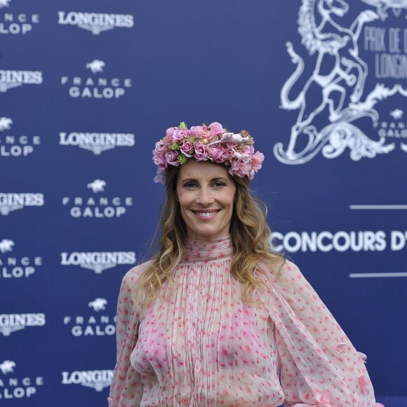 Sophie Thalmann durant le 167ème Prix de Diane Longines à l'hippodrome de Chantilly, à Chantilly, le 19 Juin 2016. © Christophe Bricot/Bestimage