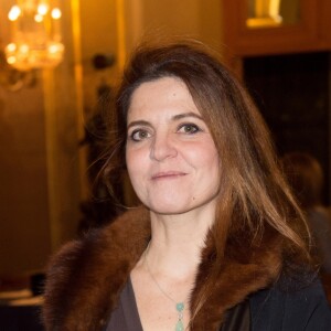 Agnès Jaoui - Dîner de la FIDH (Fédération International des Droits de l'Homme) à l'Hôtel de Ville de Paris le 8 décembre 2015.