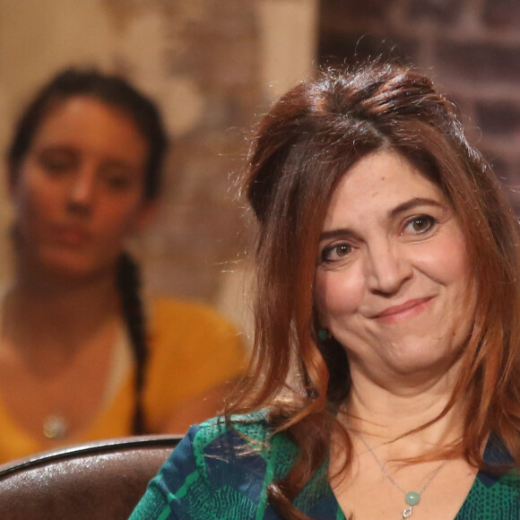 Exclusif - Agnès Jaoui - Enregistrement de l'émission "Du Côté de Chez Dave" au Studio 107 à La Plaine Saint Denis, qui sera diffusée sur France 3 le 22 novembre. Le 22 octobre 2015 © CVS / Bestimage