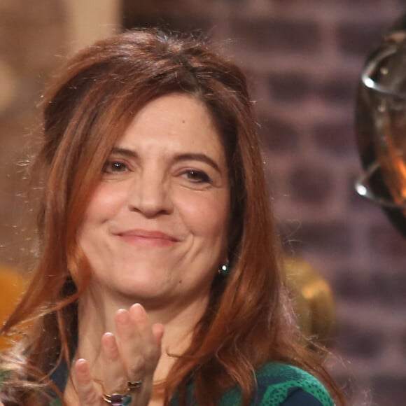 Exclusif - Agnès Jaoui - Enregistrement de l'émission "Du Côté de Chez Dave" au Studio 107 à La Plaine Saint Denis, qui sera diffusée sur France 3 le 22 novembre. Le 22 octobre 2015 © CVS / Bestimage