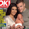 Rebekah et Jamie Vardy présentant leur fils Finley dans le magazine OK! du 31 janvier 2017. Photo : Instagram Rebekah Vardy.