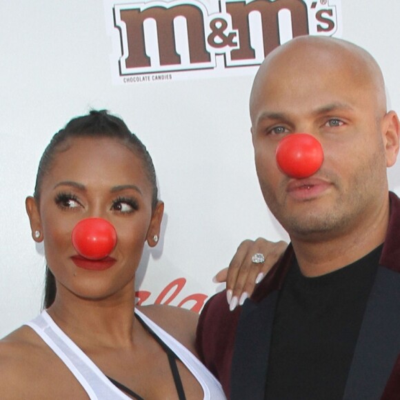Melanie Brown (Mel B) et son mari Stephen Belafonte à la journée Red Nose Day Special au théâtre The Alfred Hitchcock à Universal City, le 26 mai 2016