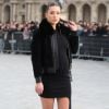 Adèle Exarchopoulos (enceinte) - Arrivées au défilé de mode prêt-à-porter automne-hiver 2017/2018 "Louis Vuitton" au Musée du Louvre à Paris.