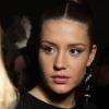 Adèle Exarchopoulos (enceinte) - Backstage du défilé de mode prêt-à-porter automne-hiver 2017/2018 "Louis Vuitton" au Musée du Louvre à Paris le 7 mars 2017.