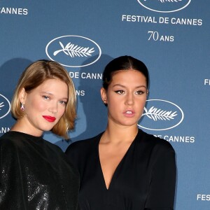 Léa Seydoux enceinte, Adèle Exarchopoulos - Soirée à l'occasion des 70 ans du tout premier festival de Cannes à l'école des Beaux Arts à Paris, le 20 Septembre 2016. © Dominique Jacovides