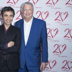 Exclusif - Ariel Wizman et Christian Courtin-Clarins (président du conseil de surveillance de Clarins) - Le Prix Clarins pour l'enfance fête ses 20 ans et récompense sa nouvelle femme de coeur L.Hallyday pour son association La Bonne Étoile à l'hôtel Salomon de Rothschild à Paris, France, le 14 mars 2017. © Borde-Jacovides/Bestimage
