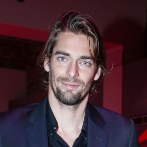 Exclusif - Camille Lacourt - Le Prix Clarins pour l'enfance fête ses 20 ans et récompense sa nouvelle femme de coeur L.Hallyday pour son association La Bonne Étoile à l'hôtel Salomon de Rothschild à Paris, France, le 14 mars 2017. © Borde-Jacovides/Bestimage