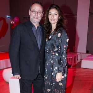 Exclusif - Jean Reno et sa femme Zofia Borucka - Le Prix Clarins pour l'enfance fête ses 20 ans et récompense sa nouvelle femme de coeur L.Hallyday pour son association La Bonne Étoile à l'hôtel Salomon de Rothschild à Paris, France, le 14 mars 2017. © Borde-Jacovides/Bestimage