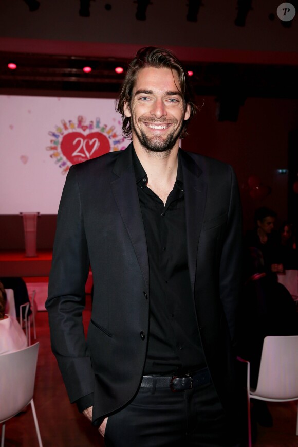Exclusif - Camille Lacourt - Le Prix Clarins pour l'enfance fête ses 20 ans et récompense sa nouvelle femme de coeur L.Hallyday pour son association La Bonne Étoile à l'hôtel Salomon de Rothschild à Paris, France, le 14 mars 2017. © Borde-Jacovides/Bestimage