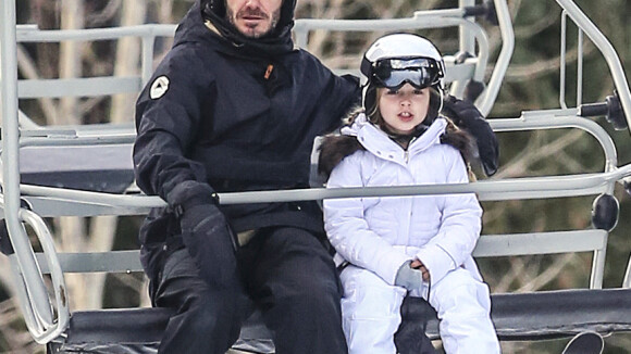 David Beckham : Papa super fier de sa fille Harper