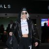 Cara Delevingne à l'aéroport de LAX à Los Angeles. Le 12 mars 2017.