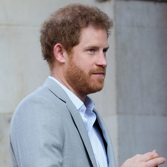 Le prince Harry assiste à la conférence de la Campagne Heads Together sur la santé mentale au Kings College de Londres, Royaume Uni, le 16 mars 2017.