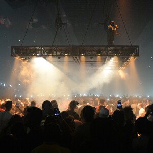 Kanye West à l'American Airlines Arena. Miami, le 17 septembre 2016.