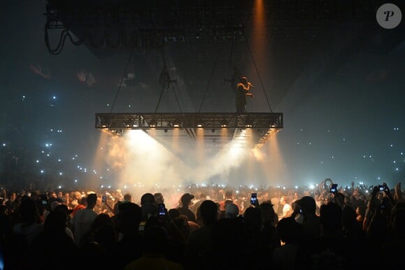 Kanye West à l'American Airlines Arena. Miami, le 17 septembre 2016.