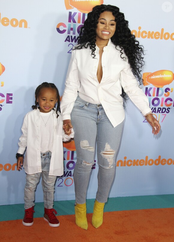 Blac Chyna et sa fille Dream Renee Kardashian - Soirée des "Nickelodeon's 2017 Kids’ Choice Awards" à Los Angeles le 11 mars 2017.