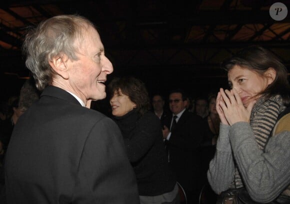 John Barry et Kate Barry, fille qu'il a eue de son mariage avec Jane Birkin, lors de la clôture du 8e Festival de cinéma et de musique d'Auxerre, le 17 novembre 2007.