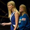 Ivanna Trump, et la ministre de l'éducation (Celle qui veux détruire l’école publique aux USA) Betsy Devos lors d’un événement à la NASA le 28 mars 2017.