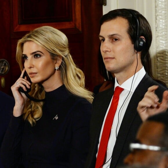 Ivanka Trump et son mari Jared Kushner, Haut conseiller du président des États-Unis à la Maison Blanche à Washington le 17 mars 2017. © Christy Bowe/Globe Photos via ZUMA Wire / Bestimage