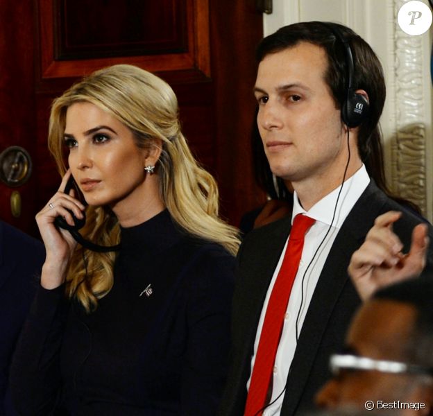 Ivanka Trump et son mari Jared Kushner, Haut conseiller du président des États-Unis à la Maison Blanche à Washington le 17 mars 2017. © Christy Bowe/Globe Photos via ZUMA Wire / Bestimage