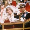 La princesse Diana et le prince Charles lors de leur mariage à Londres le 29 juillet 1981.