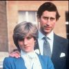 La princesse Diana et le prince Charles lors de leurs fiançailles le 24 février 1981.