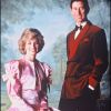 La princesse Diana et le prince Charles, portrait officiel en 1985.