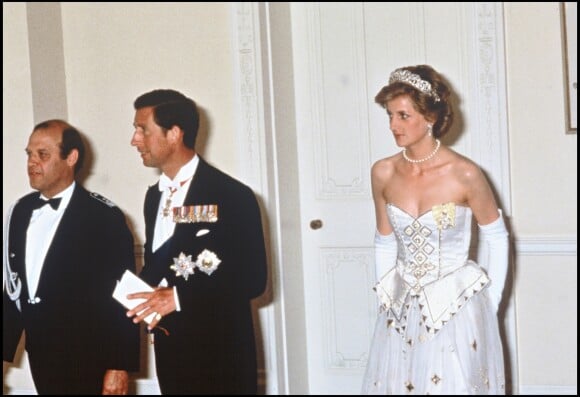 La princesse Diana et le prince Charles à Belgrave Square en 1986.