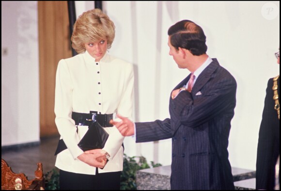 La princesse Diana et le prince Charles en visite en RFA en 1987