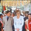 La princesse Diana et le prince Charles en visite officielle en Indonésie en novembre 1989.