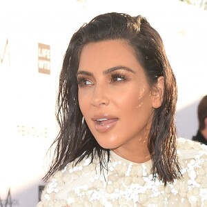 Kim Kardashian à l'évènement des Fashion Los Angeles Awards, organisée le 2 avril 2017.