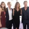 Kaia Jordan Gerber, Presley Walker Gerber, Cindy Crawford et Rande Gerber - 3e édition des Daily Front Row's Los Angeles Fashion Awards à l'hôtel Sunset Tower à West Hollywood, le 2 avril 2017.