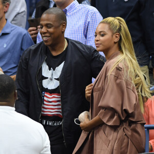 Beyoncé et son mari Jay Z à l'US Open 2016 au USTA Billie Jean King National Tennis Center. New York, le 1er septembre 2016.