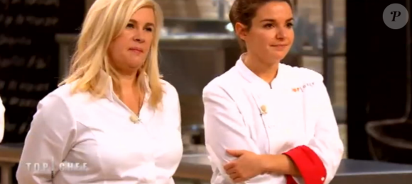 Giacinta et sa chef Hélène Darroze - "Top Chef 2017" sur M6, le 5 avril 2017.
