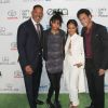 Will Smith, Jada Pinkett, Willow Smith et Trey Smith - Célébrités arrivant au 26ème EMA Awards au studio de la Warner à Burbank le 22 octobre 2016