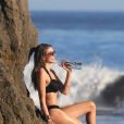 Exclusif - Rachel McCord en pleine séance photo pour 138 Water. Malibu, le 16 mars 2017.