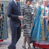Le prince William, duc de Cambridge et Catherine Kate Middleton, duchesse de Cambridge à la messe Service of Hope, en l'honneur des victimes de l'attentat de Londres à l'abbaye de Westminster à Londres le 5 avril 2017
