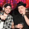 Exclusif - L'humoriste et acteur français Kev Adams soutient son petit frère Noam qui mixe dans la boîte de nuit le VIP Room à Paris, France, le 22 mars 2017. © Rachid Bellak/Bestimage