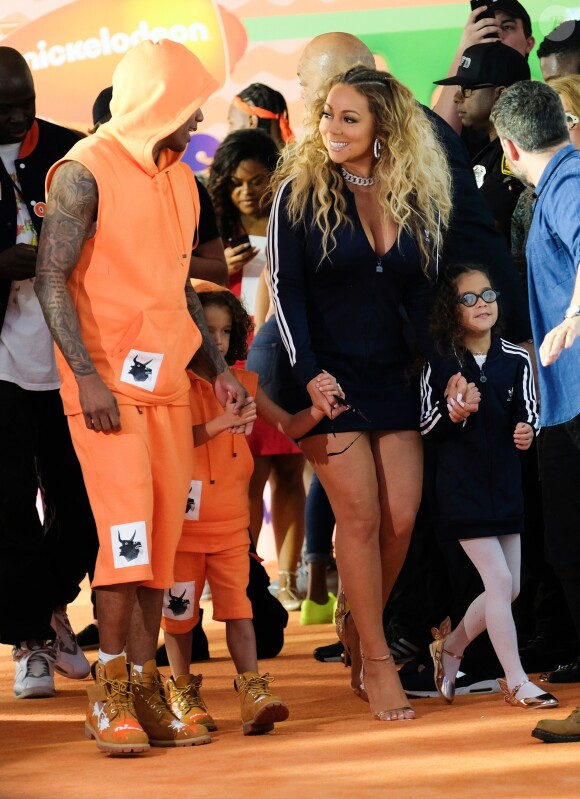 Photos : Mariah Carey : Avec Nick Cannon le co-parenting fonctionne à  merveille aux Nickelodeon Kids Choice Awards 2017