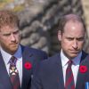 Le prince William, duc de Cambridge et le prince Harry visitent les tranchées de Vimy lors des commémorations des 100 ans de la bataille de Vimy, (100 ans jour pour jour, le 9 avril 1917) dans laquelle de nombreux Canadiens ont trouvé la mort lors de la Première Guerre mondiale, au Mémorial national du Canada, à Vimy, France, le 9 avril 2017.