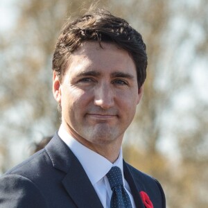 Le premier ministre canadien Justin Trudea, le prince William, duc de Cambridge et le prince Harry lors des commémorations des 100 ans de la bataille de Vimy, (100 ans jour pour jour, le 9 avril 1917) dans laquelle de nombreux Canadiens ont trouvé la mort lors de la Première Guerre mondiale, au Mémorial national du Canada, à Vimy, France, le 9 avril 2017.