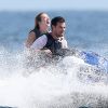 Exclusif - Billie Lourd (la fille de Carrie Fisher) fait du jet ski avec son petit ami Taylor Lautner à Cabo San Lucas au Mexique, le 14 janvier 2017