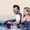Exclusif - Billie Lourd (la fille de Carrie Fisher) fait du jet ski avec son petit ami Taylor Lautner à Cabo San Lucas au Mexique, le 14 janvier 2017