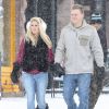 Heidi Montag et son mari Spencer Pratt se promènent à Aspen, le 28 décembre 2014.
