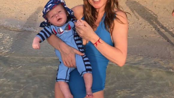 Geri Halliwell, maman et déjà mince : Première photo de son fils !