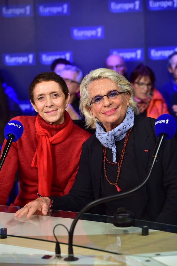 Exclusif - Davina Delor et Véronique de Villèle - Journée spéciale du 60e anniversaire de la radio Europe 1 à Paris le 4 février 2015.