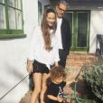 Jeff Goldblum, son épouse Emilie Livingston et leur fils Charlie en avril 2017.